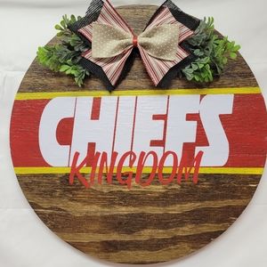 Chiefs Kingdom Door Sign
